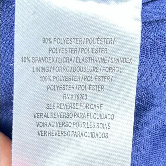 ALEX EVENINGS Velvet Cocktail Dress With side Ruching & Embellishment Size 16 - Picture 11 of 14